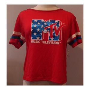 NWT Viacom MTV Skimmer Tee Medium